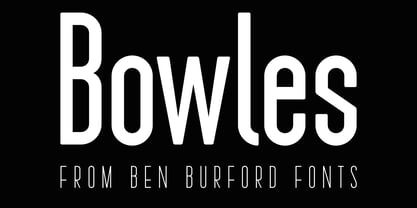 Bowles Font Poster 1