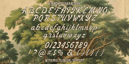 RT The Barston Font Poster 9