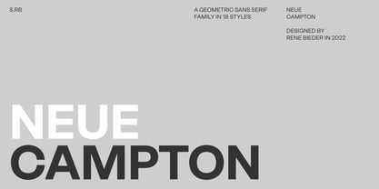 Neue Campton Font Poster 1