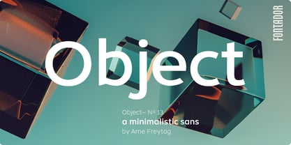 Object Font Poster 1