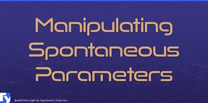 Quadrillion Font Poster 4