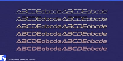 Quadrillion Font Poster 5