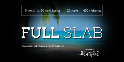 Full Slab Font Poster 1