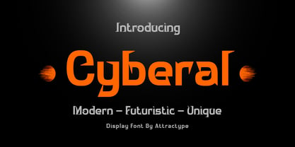 Cyberal Font Poster 1