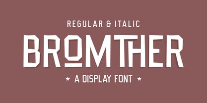 Bromther Font Poster 1