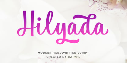 Hilyada Font Poster 1