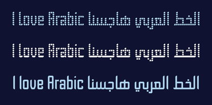 HS Alwafa Font Poster 5