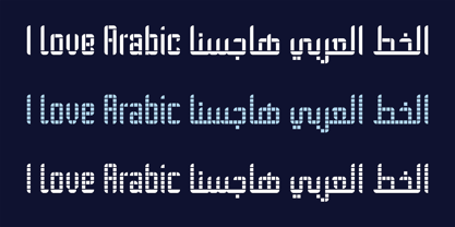 HS Alwafa Font Poster 6