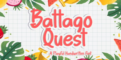 Battago Quest Font Poster 1