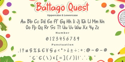 Battago Quest Font Poster 6