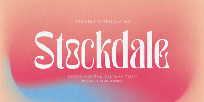 RT Stockdale Font Poster 1