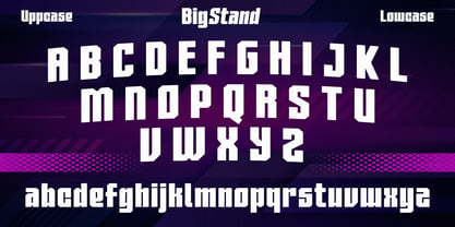 Bigstand Font Poster 6