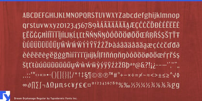 Dream Orphanage Font Poster 7