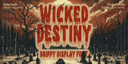 Wicked Destiny Font Poster 1