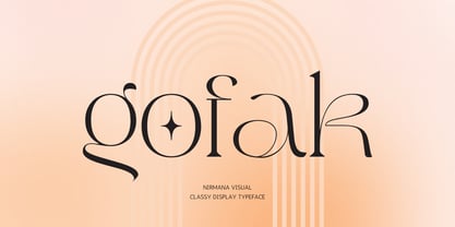 Gofak Classy Font Poster 1