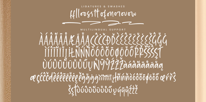 Pearlight Notespage Font Poster 14