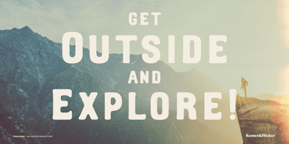 Trailhead Font Poster 10