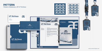 UT Airlines Font Poster 7