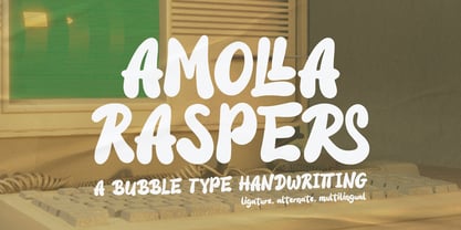 Amolla Raspers Font Poster 1