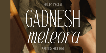 Gadnesh Meteora Font Poster 1