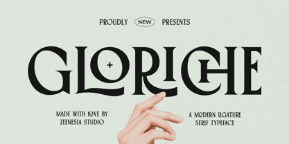 Gloriche Font Poster 1