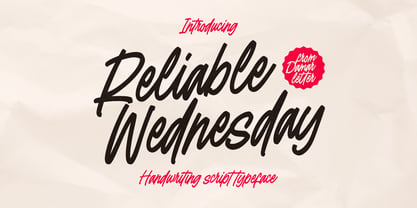 Reliable Wednesday Font Poster 1