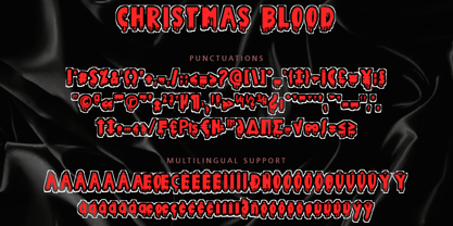 Christmas Blood Font Poster 6