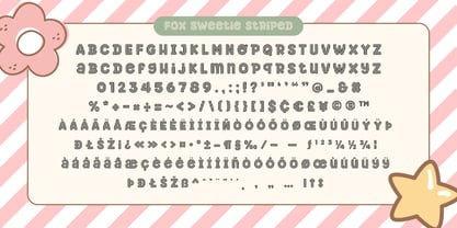 Fox Sweetie Grid Font Poster 9