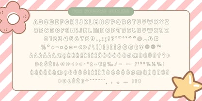 Fox Sweetie Grid Font Poster 11