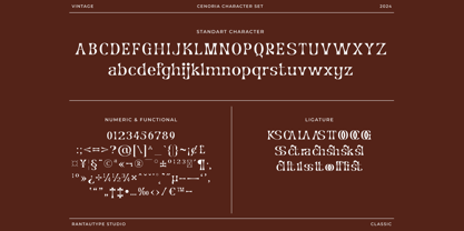 Cenoria Font Poster 14