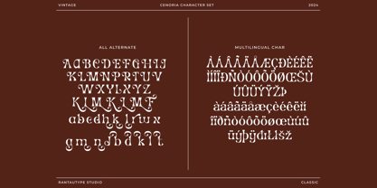 Cenoria Font Poster 15