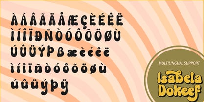 Isabela Dokeef Font Poster 14