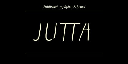 Jutta Font Poster 1