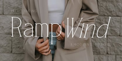 Rampwind Font Poster 1