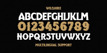 Wiltshire Font Poster 5