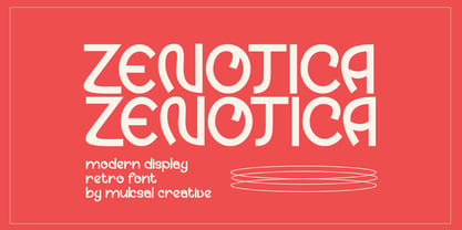 Zenotica Font Poster 1