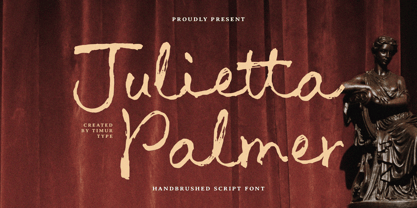 Julietta Palmer Font Poster 1