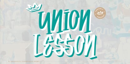 Union Lesson Font Poster 1