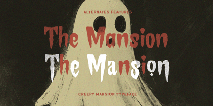 Creepy Mansion Font Poster 9