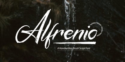 Alfrenio Font Poster 1