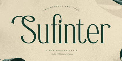 Sufinter Font Poster 1