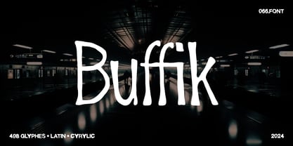 Buffik Font Poster 1