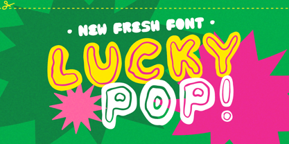 SL Lucky Pop Font Poster 1