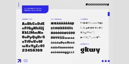 Matha Variable Font Poster 11