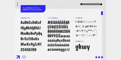 Matha Variable Font Poster 6