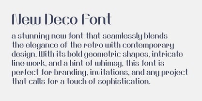 Deconte Font Poster 5