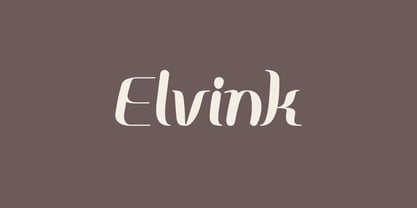 Elvink Font Poster 1