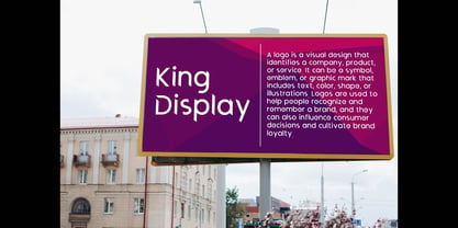 King Display Fuente Póster 4