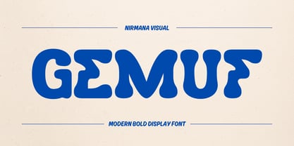 Gemuf Retro Font Poster 1