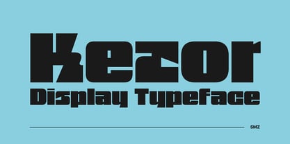 Kezor Font Poster 1